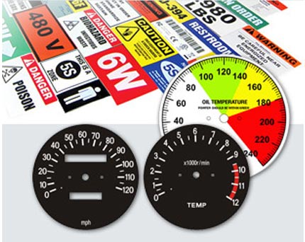 Industrial Labelling & Dial Faces Printing